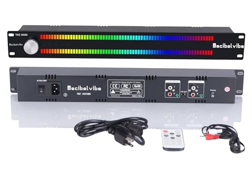 Decibelvibe TNZ SGVUM6 - Audio VU Meter with RCA & 3.5mm Input