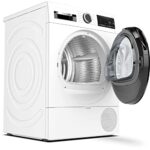 Bosch 8kg Heat Pump Tumble Dryer, AutoDry, White, Serie 6