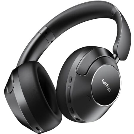 Roxel RX110 Lightweight Wired Foldable Headphones, Black