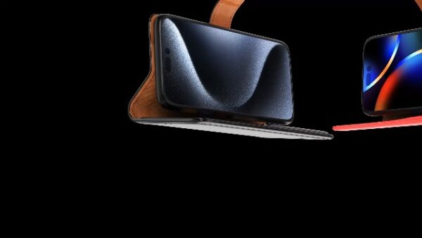 iCatchy Leather Wallet Case for iPhone 15 (6.1") - Black