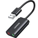 UGREEN USB 2.0 to 3.5mm Audio Adapter Dual Aux Splitter