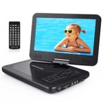 DBPOWER 25cm Portable DVD Player with 10" Swivel Screen