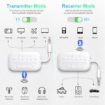 SONRU Bluetooth 5.3 Transmitter & Receiver, 3.5mm Adapter