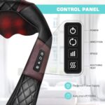 Heated Shiatsu Neck & Back Massager, 4D Deep Tissue