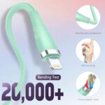 Yavud iPhone Charger Cable 3Pack 1.8M, MFi Certified