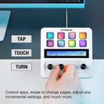 Elgato Stream Deck + White, audio mixer, live controller