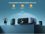 4K 26000 lm FHD 1080P Portable WiFi6 Bluetooth Projector