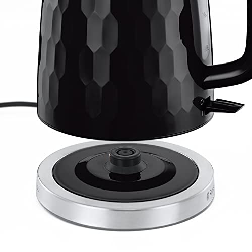 Russell Hobbs Honeycomb 1.7L Cordless Kettle, Black 26051