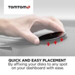 TomTom Sat Nav Adhesive Dashboard Mount Disks, Black
