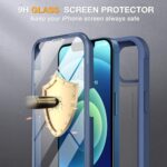 Miracase iPhone 12/12 Pro 15.5cm Case with Screen Protector