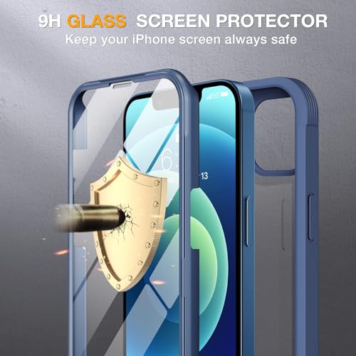 Miracase iPhone 12/12 Pro 15.5cm Case with Screen Protector