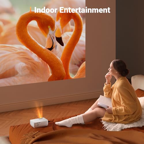 Mini Projector, Cibest HD 1080P, 2024 Upgraded 15000 Lux