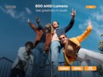 4K Android TV Projector, 800 ANSI, WiFi6, Bluetooth, FHD