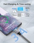Yosou 2M USB C Charger Cable 2Pack Fast Charging 3A