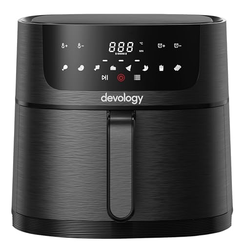 Devology 8L Digital Family Air Fryer with Recipe Book