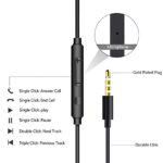 2 Pack Wired Earphones with Mic for Phones & Tablets