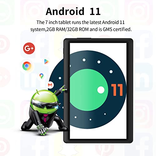 PRITOM 17.8 cm Tablet, 4GB+32GB, Quad Core, 3500mAh, Dual Cam