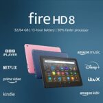 Certified Refurbished Amazon Fire HD 8, 32 GB, 2022, Black