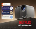 ETOE E3 Pro 4K Projector, Android TV, 600 lm, 150 cm