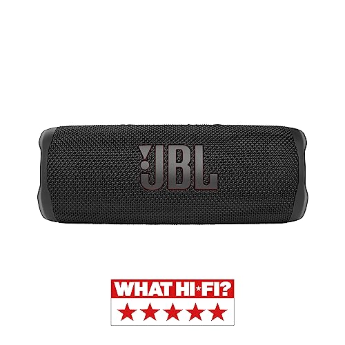 JBL Flip 6 Portable Bluetooth Speaker, 12h Playtime, Black