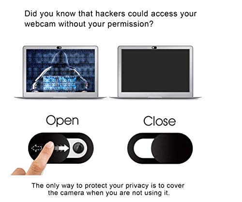 Webcam Cover Slide 6 PCS, Ultra-Thin for Laptop & Phone