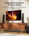 ULTIMEA 4.1ch Sound Bar with Subwoofer, 200W, Bluetooth 5.3