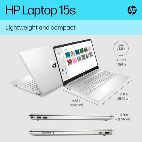 HP 39.6cm Laptop | i5-1235U | 8GB RAM | 256GB SSD | FHD | Win 11