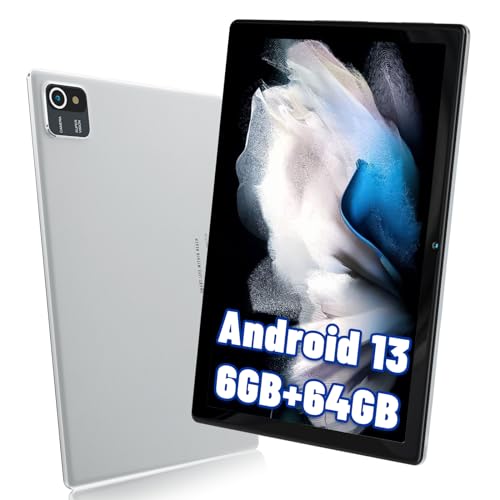 FancyDay 25.4cm Tablet Android 13, 6GB RAM+64GB ROM, Silver