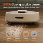 SwitchBot K10+ Mini Robot Vacuum, Self-Emptying, LiDAR, Alexa
