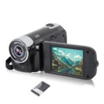 Vlogging Camera, 1080P HD, 16MP, 16X Zoom, 6.9cm Screen, Black