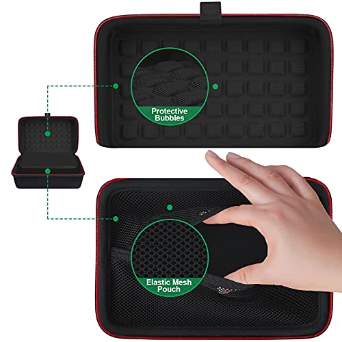 BOVKE Hard GPS Case for 15-18 cm Sat Nav, Black