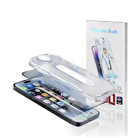PANDA BUK HD Tempered Glass for iPhone 14/13/13 Pro [2 Pack]