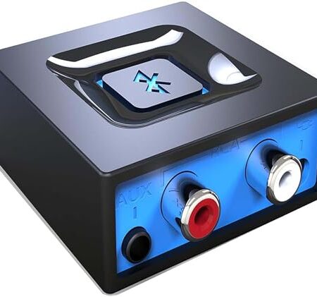 esinkin Bluetooth Receiver for Music Streaming, 12 cm
