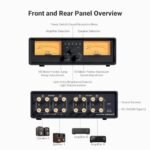 ET30 VU Meter Amp/Speaker Selector, 2 In/Out, w/ Display & Remote