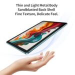 PRITOM 10" Android 13 Tablet, 8GB+128GB, 8000mAh, Blue Green