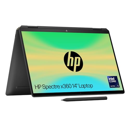 HP Spectre x360 14" 2in1 Laptop | Intel Core Ultra 5 | 16GB RAM | 512GB SSD | Intel Arc | 2.8K OLED | 13h Battery | Win 11 | Black
