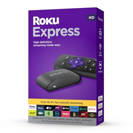 Roku Express 2023 HD Streaming Device with HDMI Cable
