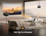 ETOE E3 Pro 4K Projector, Android TV, 600 lm, 150 cm