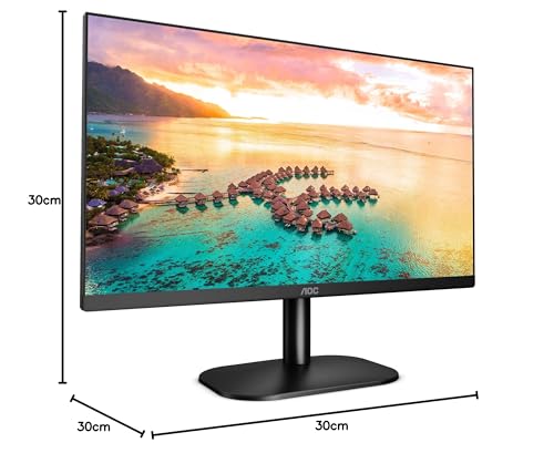 AOC 24B2XH - 60cm FHD Monitor, 75Hz, IPS, Frameless