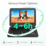 YOTON 31.75 cm Portable DVD Player with 26.67 cm HD Screen