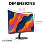 KOORUI 60.5cm Curved Full HD 1080P 60Hz Gaming Monitor