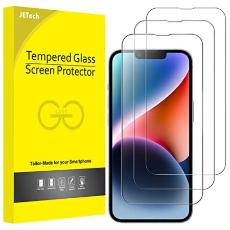 JETech Screen Protector for iPhone 14 6.1cm, 3-Pack