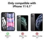 OWKEY iPhone 11 Case 15.5cm, 360° Full Body Protection (Black)
