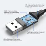 MOSWAG USB to 3.5mm Audio Jack Adapter, 20cm