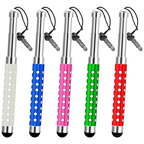 5 Pack iSOUL Crystal Bling Stylus Pens for Touch Screens