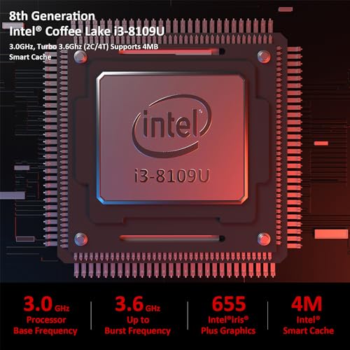 TRIGKEY Mini PC WOS Pro Intel i3 16GB 500GB SSD 4K HDMI