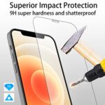 4youquality 4-Pack Screen Protector for iPhone 12/12 Pro