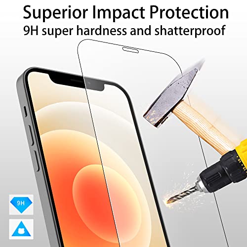 4youquality 4-Pack Screen Protector for iPhone 12/12 Pro