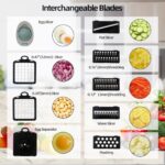 SunnySanji 16-in-1 Veggie Chopper & Slicer with Egg Slicer