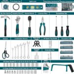 Sundpey 257PC Home Tool Kit - Portable DIY Repair Set